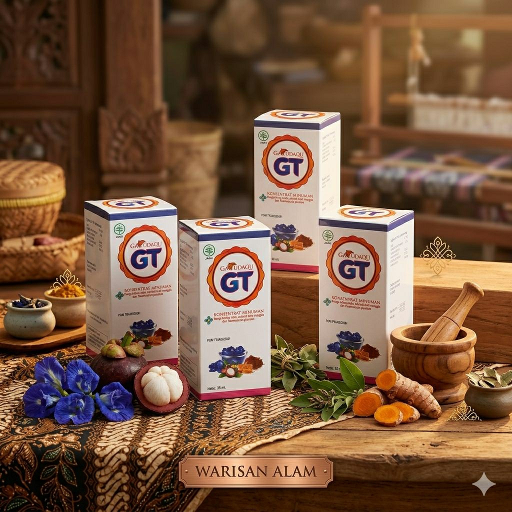 4 Kotak Konsentrat Bunga Telang Garudaqu GT