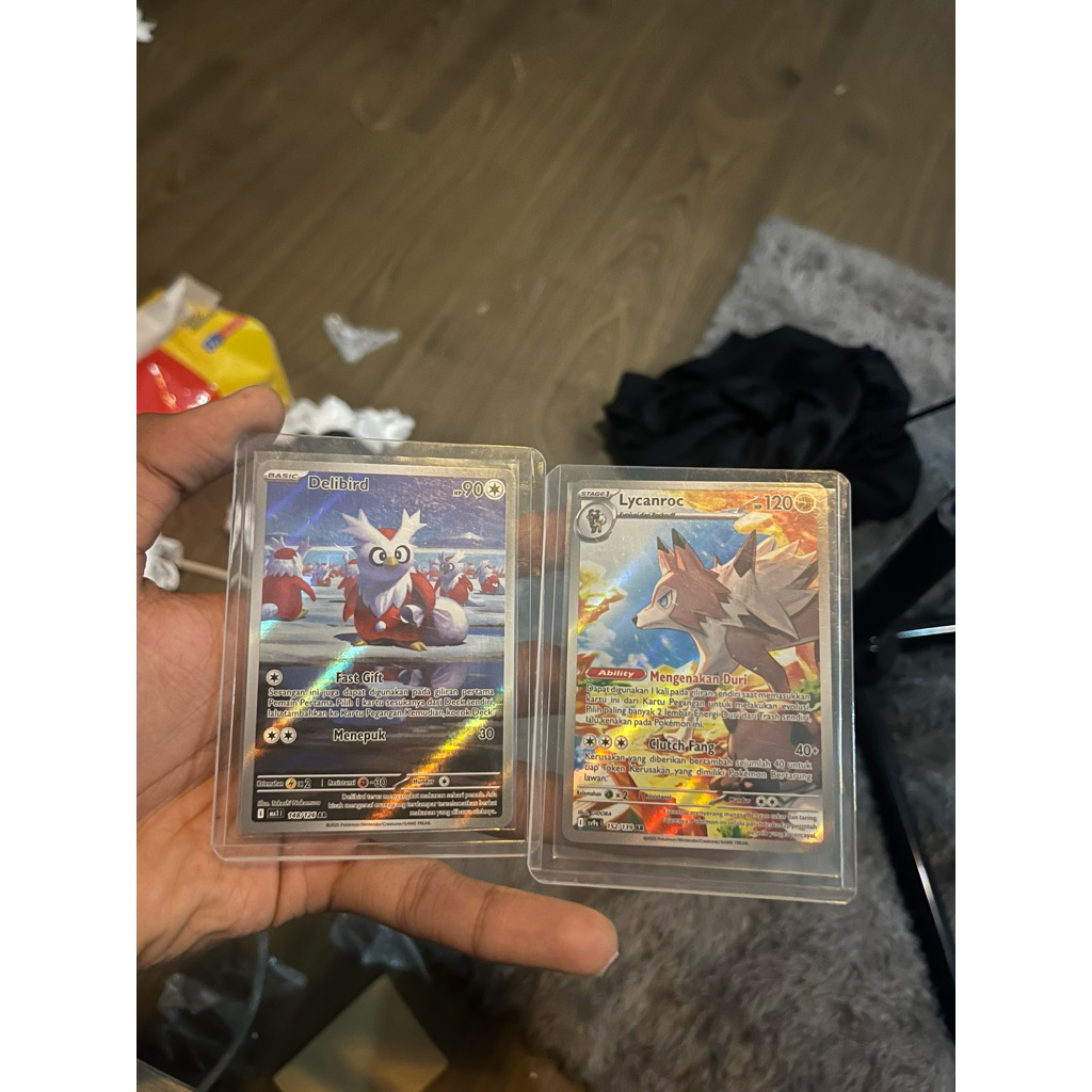 AR, delibird & lycanroc
