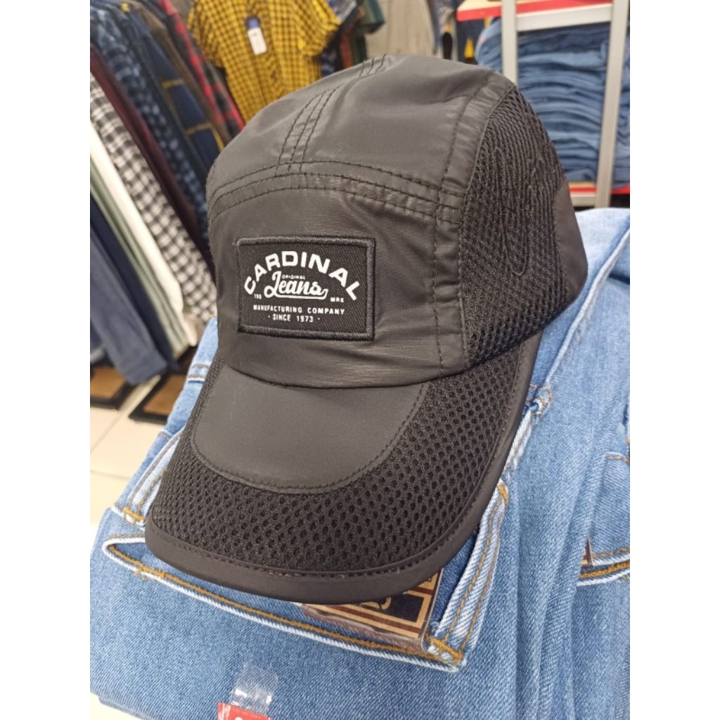 Topi cardinal jeans original terbaru topi dewasa hitam