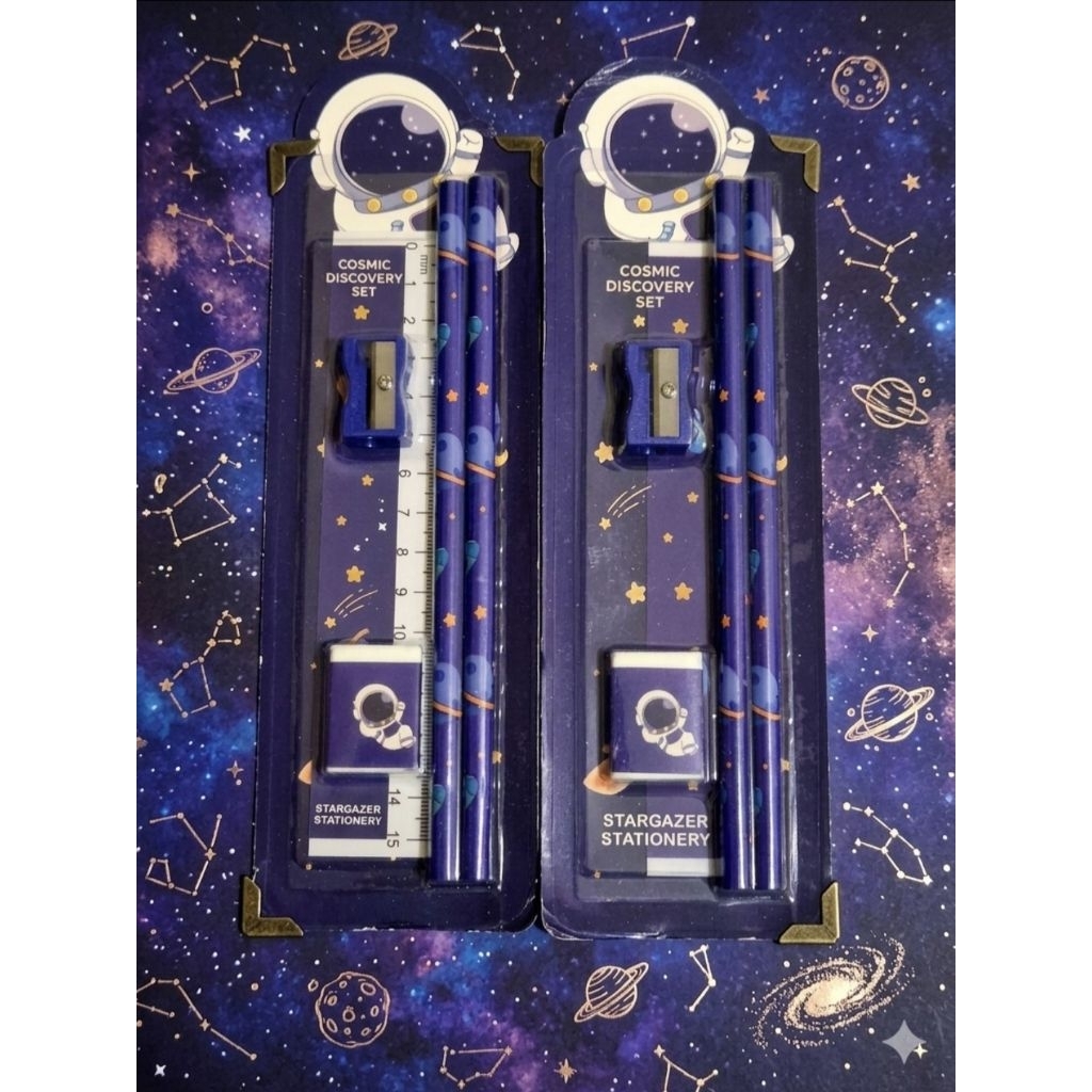 Paket Alat Tulis Set Premium - Tema Aesthetic Astronaut