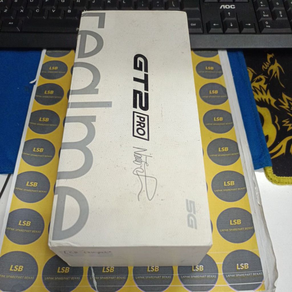 DUS BOX/KOTAK HANDPHONE REALME GT2 PRO ORIGINAL BEKAS
