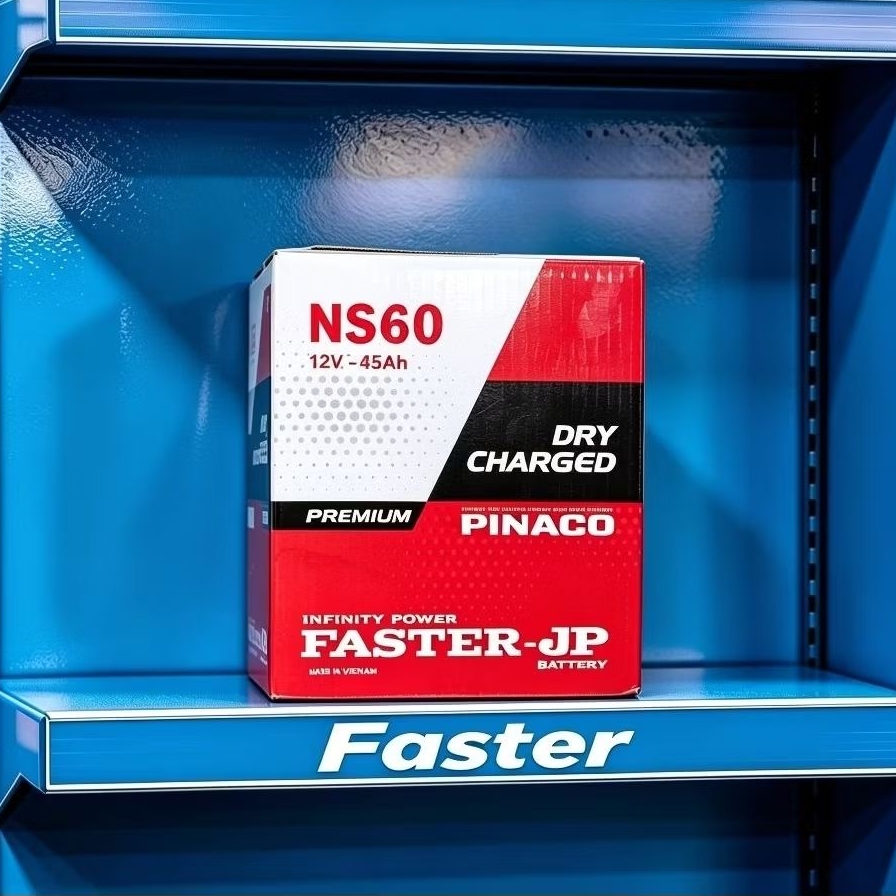 AKI MOBIL TOYOTA AVANZA AT, RUSH AT ( 12 volt 45 ampere ) FASTER JP NS60