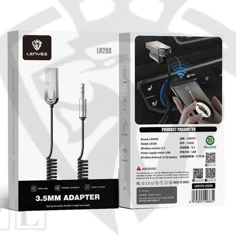 Robot - Lr207 Lr208 Lr209 - Bluetooth Receiver Aux 3.5Mm Wireless Adapter 5.3 Alat Bluetooth Salon