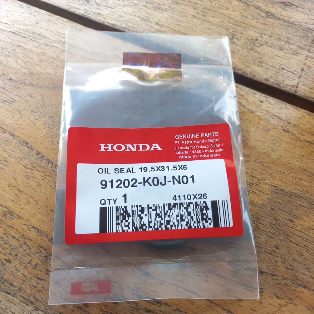 SEAL KRUK AS  KIRI GENIO-BEAT STREET K1A 2020-SCOOPY F1 K2F ASLI AHM 91202K0JN01