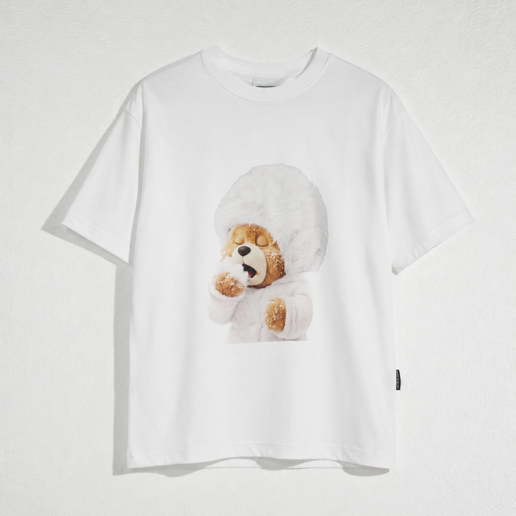 Kaos ADLV BABY BEAR EAT SNOW WHITE TSHIRT 100% ORIGINAL