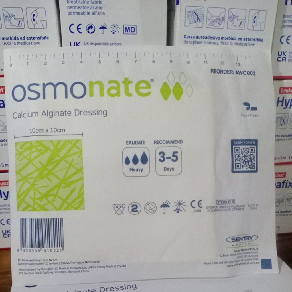 Osmonate Calcium alginate Dressing / lembar