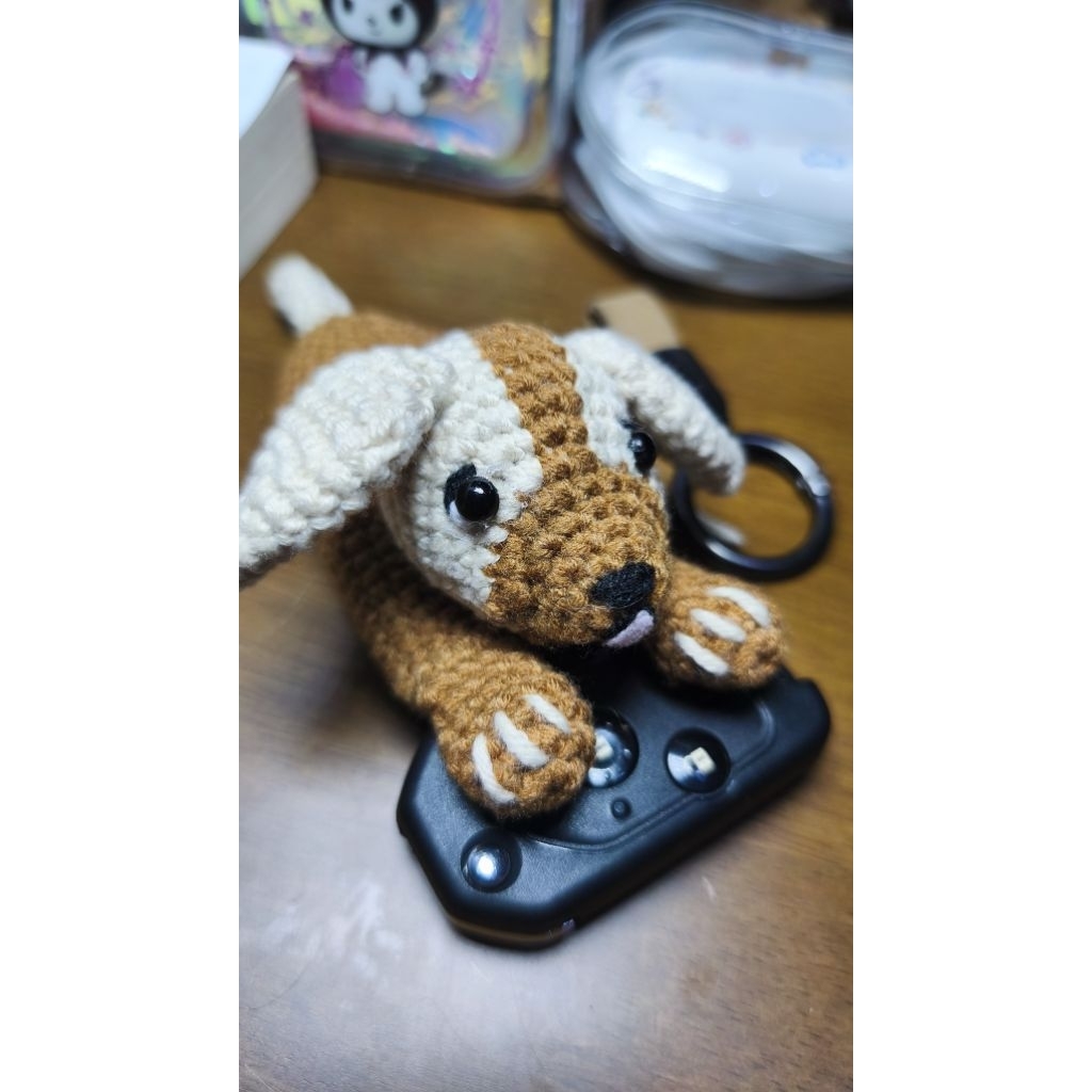 Gantungan kunci rajut tarik karakter/ganci rajut/ganci rajut tarik/ganci rajut custom