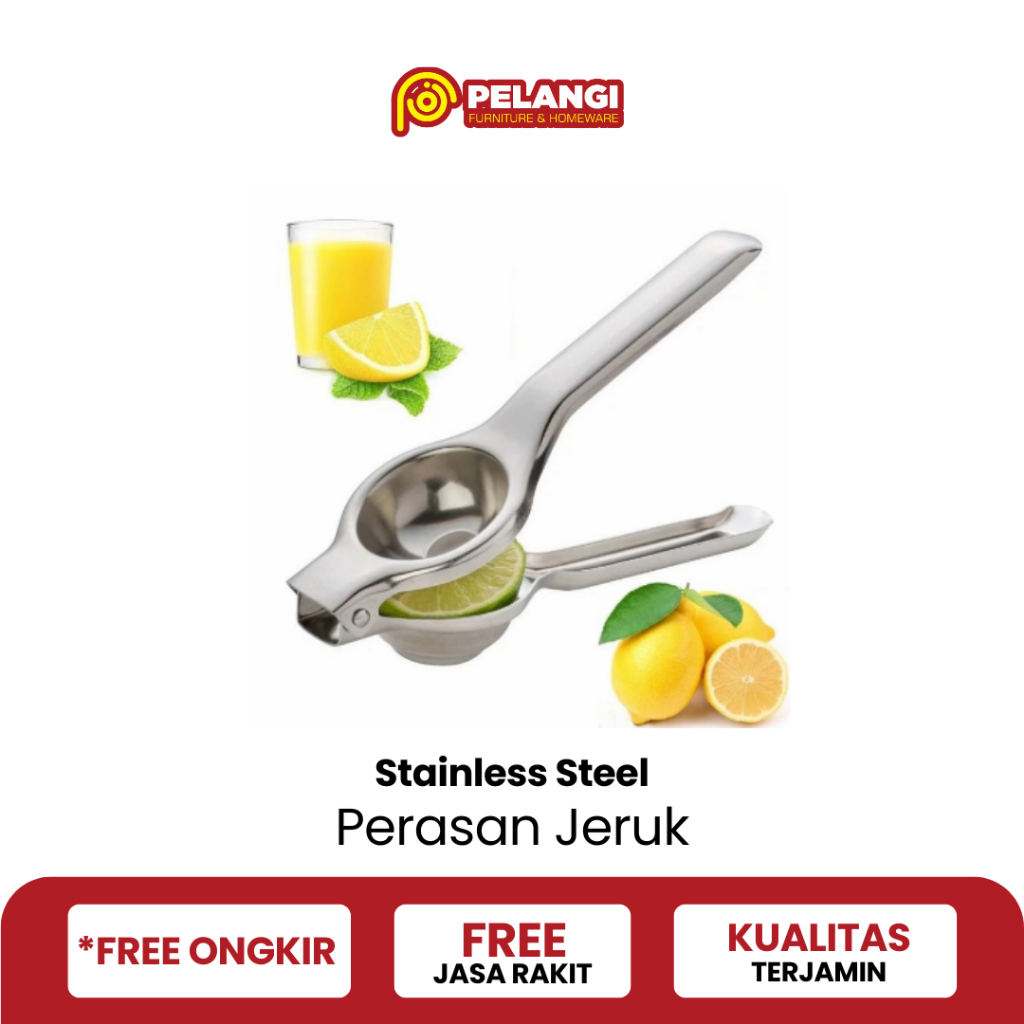 Perasan Jeruk Stainless *ks | Pemeras Jeruk | Lemon Squeezer | Pemeras stainless
