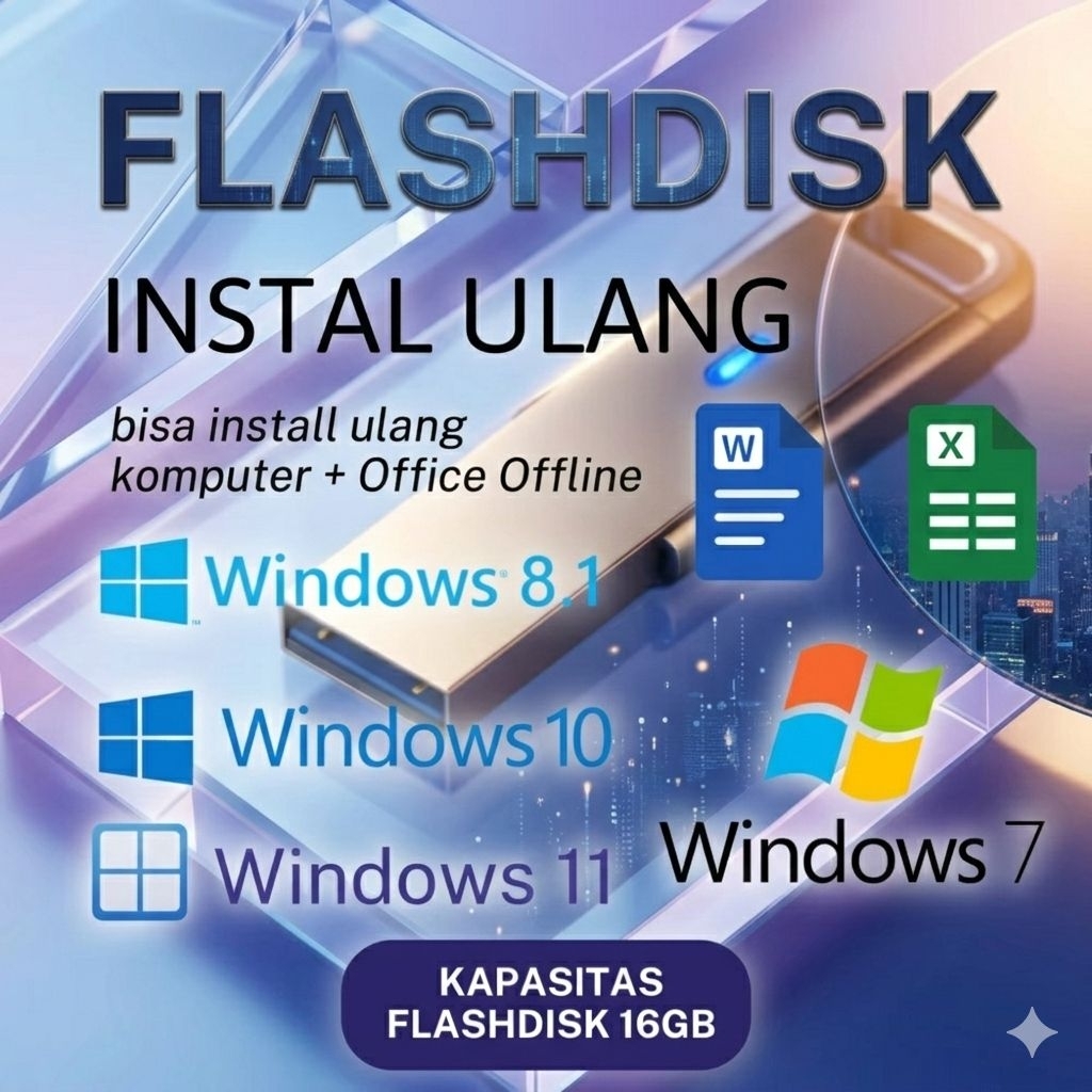 USB FLASHDISH BOOTABLE WINDOWS XP/7/8.1/10/11 NEW UPDATE