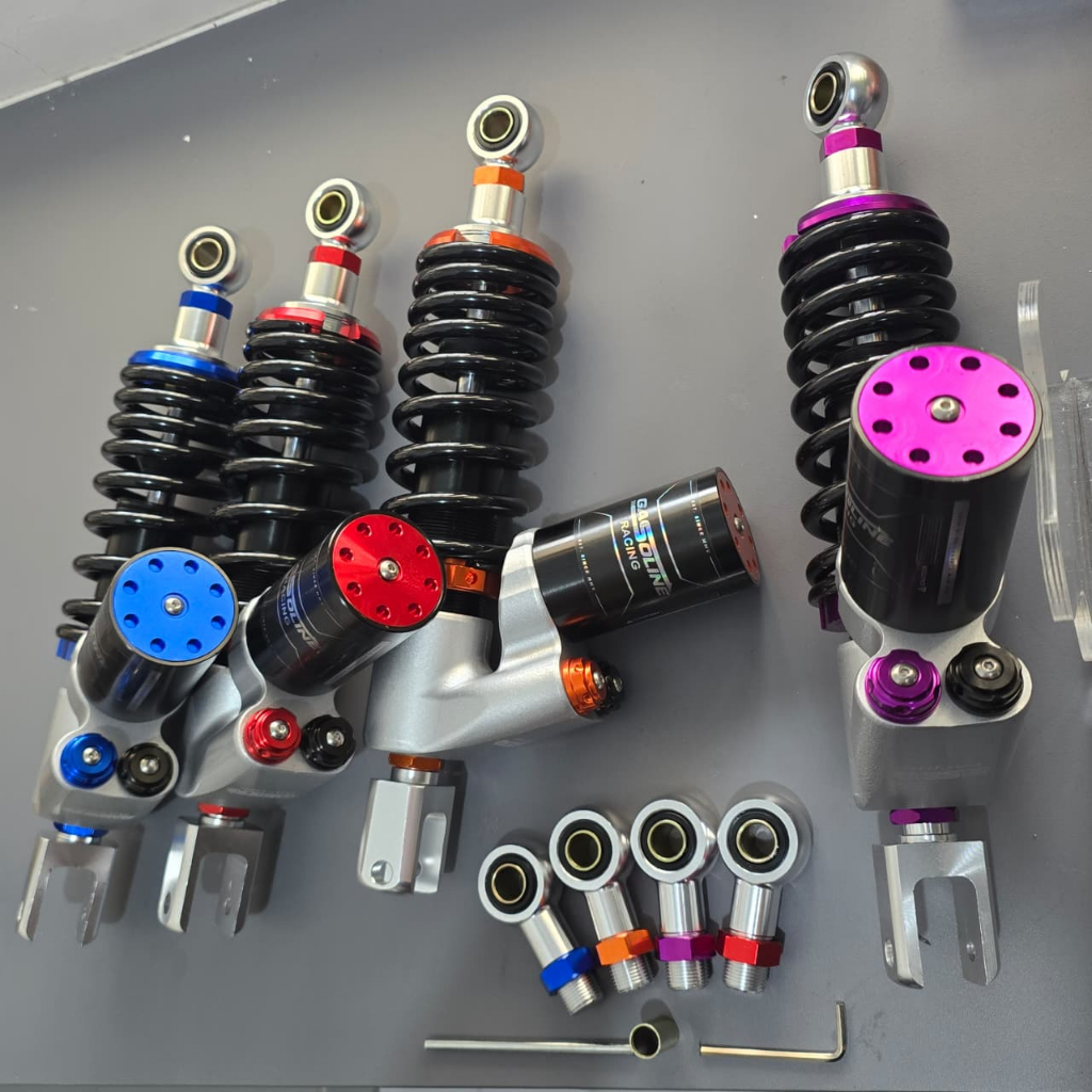 X2 RT Stage Shock Copy 2 Mode Tabung Bawah Tabung Atas Matic Ukuran 310 330