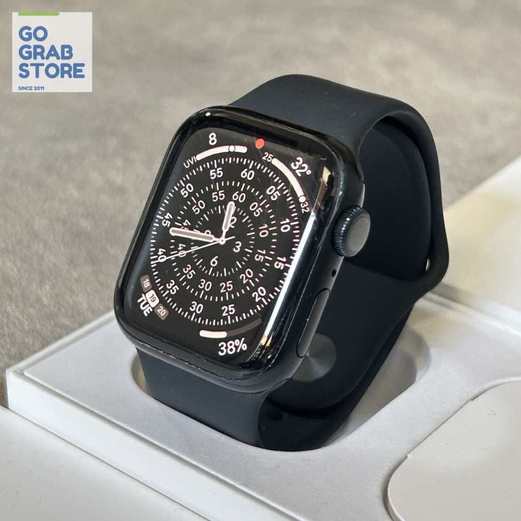 Apple Watch Series 8 41mm Midnight Fullset iwatch Original