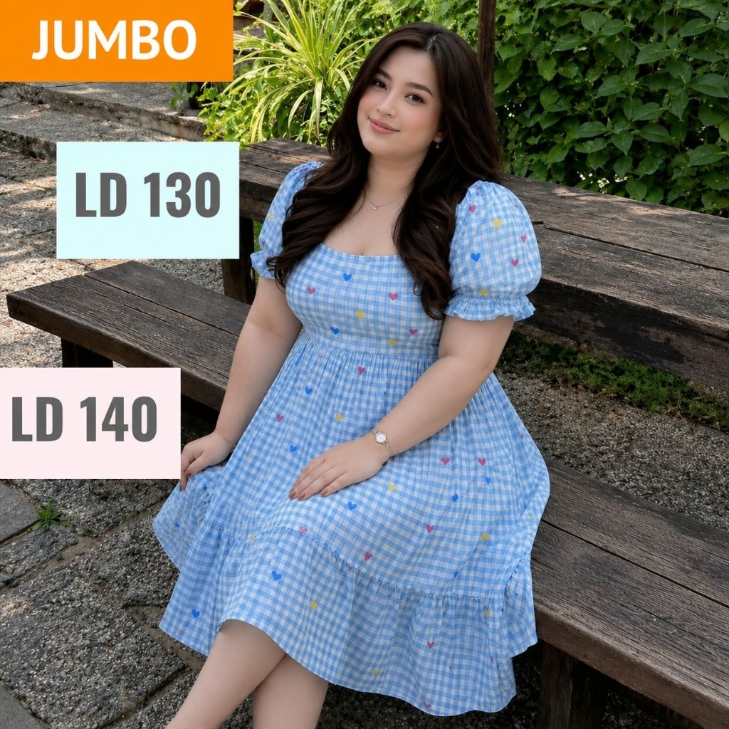 DRES JUMBO LD 130 LD 140 DASTER BIG SIZE XXXL XXXXL