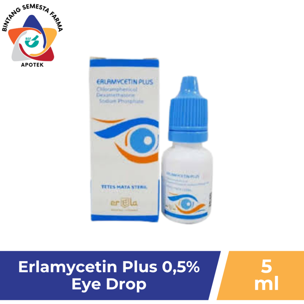 Erlamycetin Plus 0,5% Eye Drop 5ml