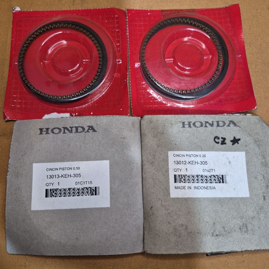 Ring Piston Seher Honda Megapro KEH GL Pro Neotech Tiger Os 25 50 Original