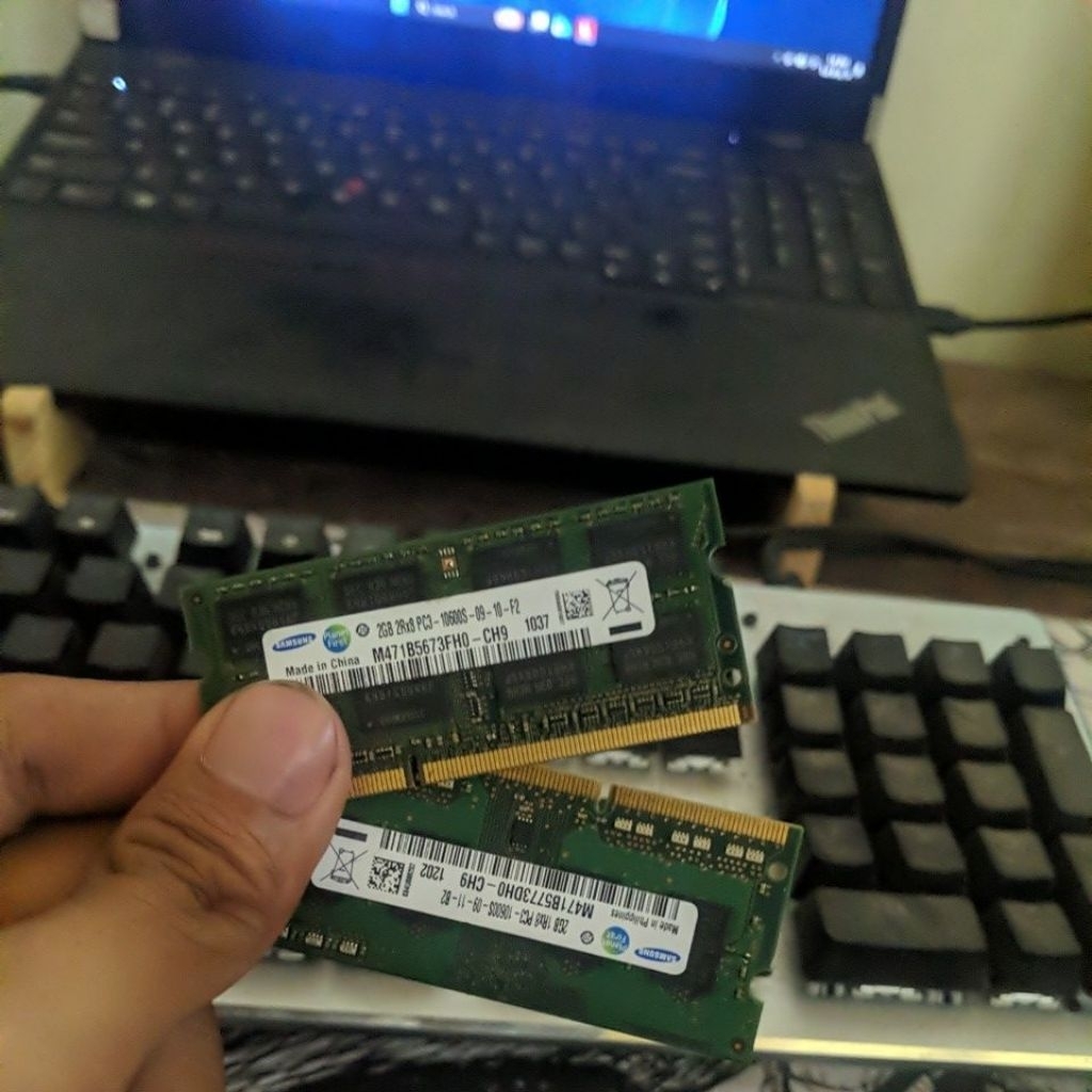 Ram copotan Laptop DDR3 4GB (2gb x 2 keping)