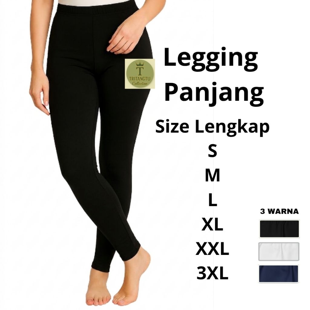 Legging wanita panjang standar dan jumbo legging sport celana wanita shot pants dalaman inner wanita