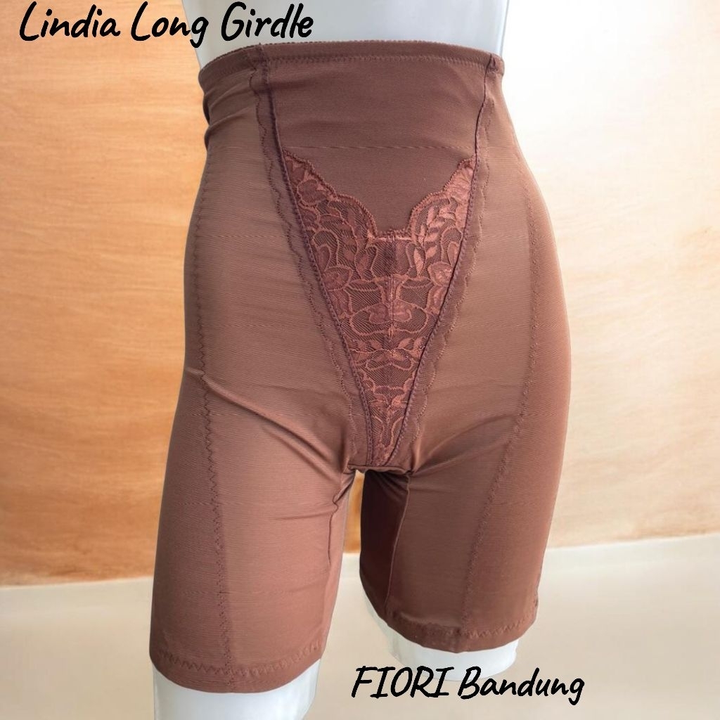 FIORI Pants LINDIA GIRDLE Long COFFEE | Celana Pengencang Perut Paha | Celana Korset Perut
