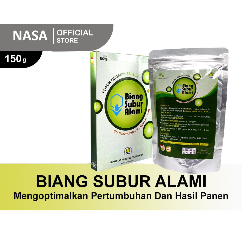 BIANG SUBUR ALAMI (BSA) Original Nasa Meningkatkan Produksi Tanaman