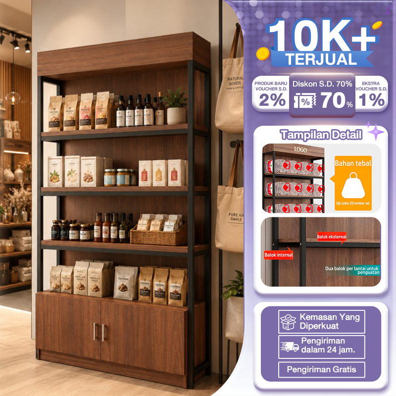Rak Supermarket Rak Gondola Rak Market Rak Display Toko Rak Penyimpanan Gudang Rak Bensin Rak Dapur
