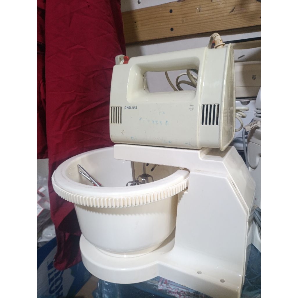 Mixer philips second bekas satu set original