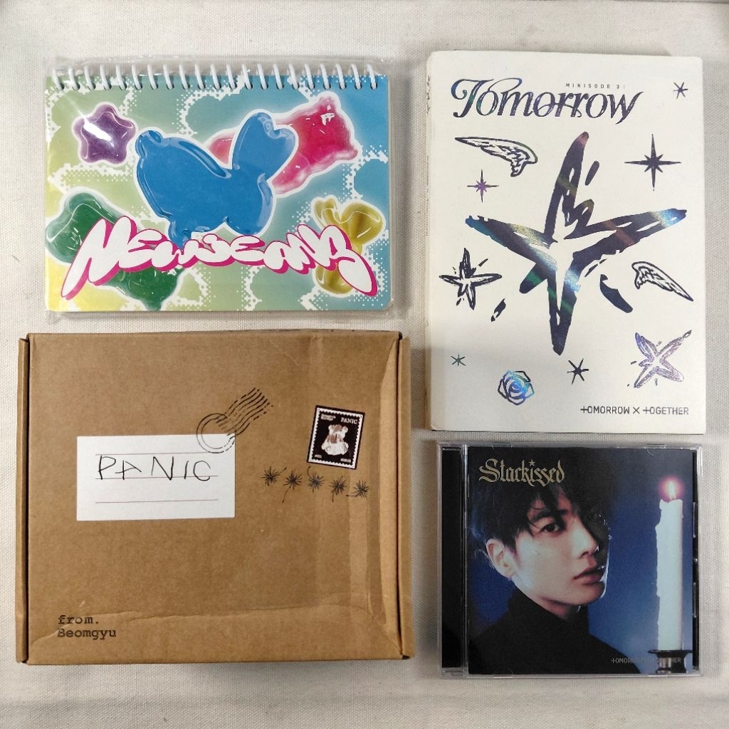 (BACA DESKRIPSI) PHOTOBOOK & ALBUM ONLY TXT ETHEREAL MINISODE 3 STARKISSED SOLO JACKET TAEHYUN MIXTA