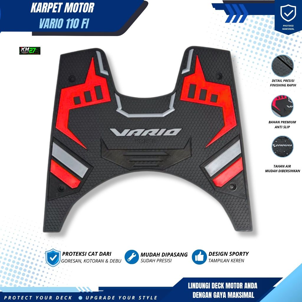 Aksesoris Vario 110 Fi / Karpet Vario 110 Fi / Pijakan Kaki Vario 110 Fi / Alas Kaki Vario 110 Fi