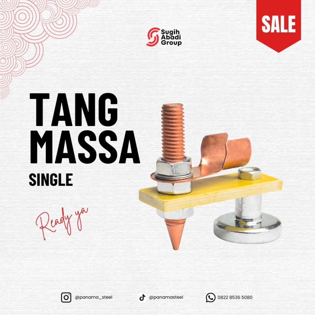 Klem Tang Massa Las Magnet Kabel Mesin Travo Listrik | Las Magnet Stang Massa Tempel