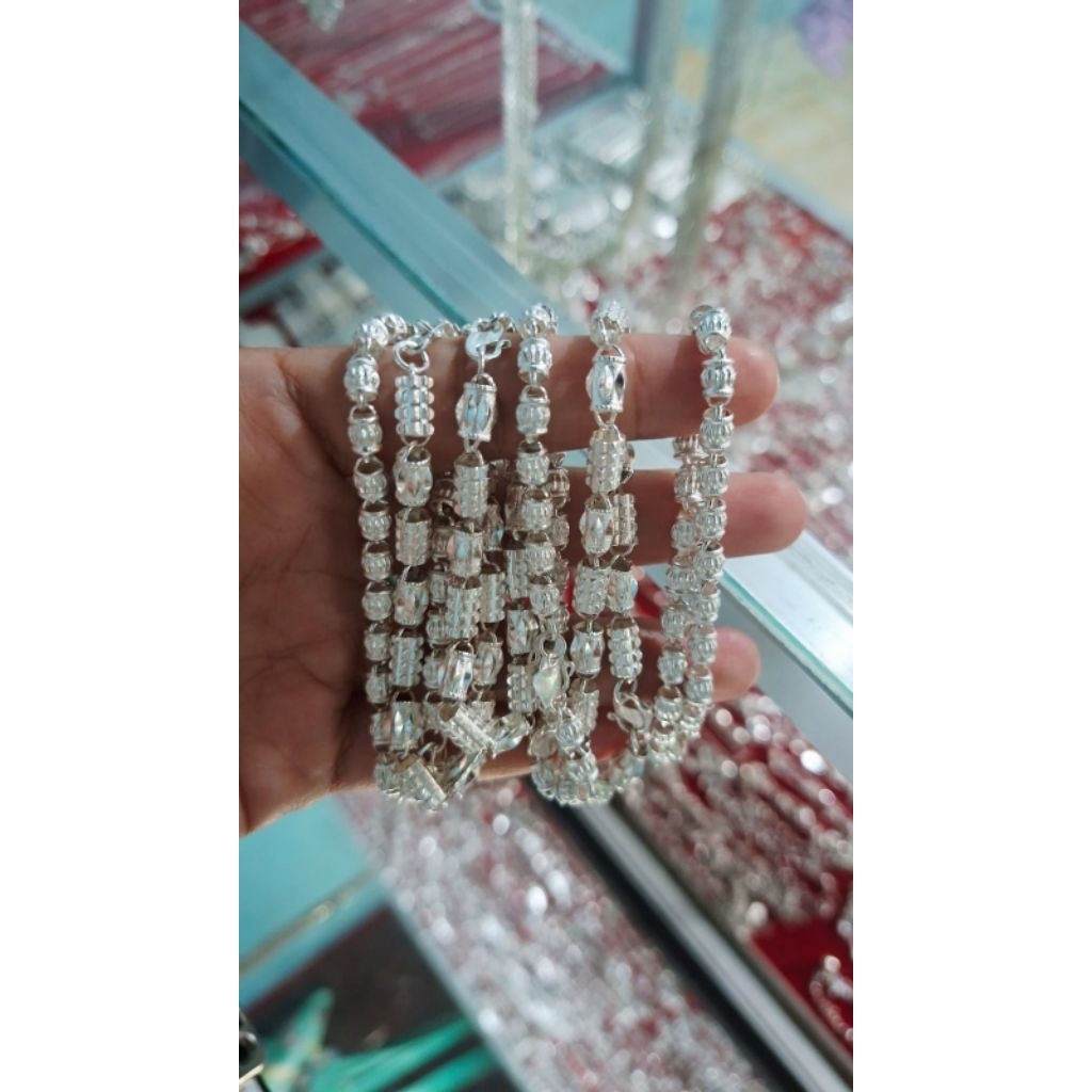 gelang perak bambu dewasa