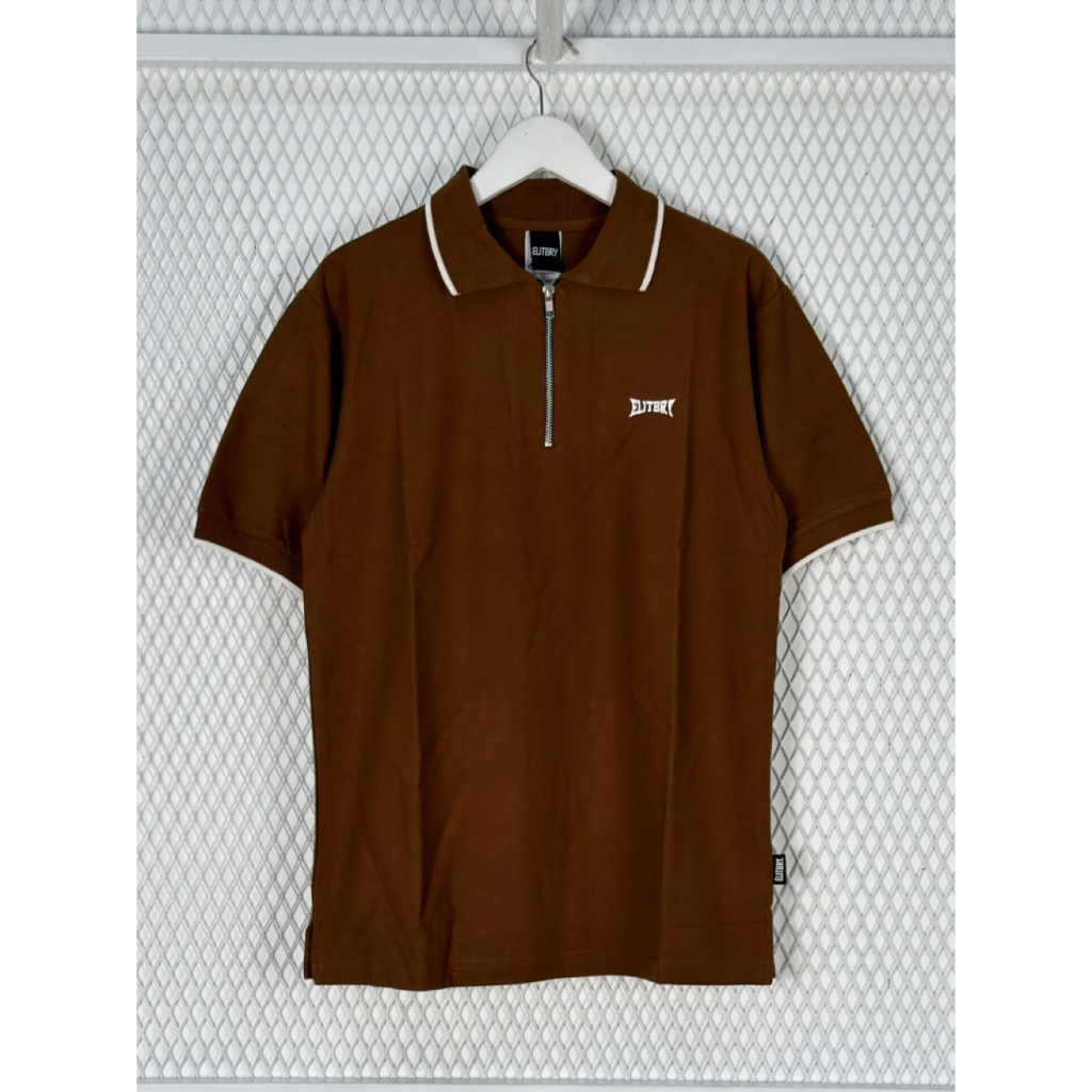 Elitbry Polo ZIPPER– Polo Shirt Pria Premium Elegan & Eksklusif