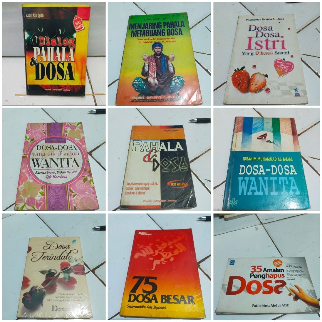 ORI Menjaring pahala membuang dosa/ 35 amalan penghapus dosa / Pahala dan dosa / 75 dosa besar / Dos