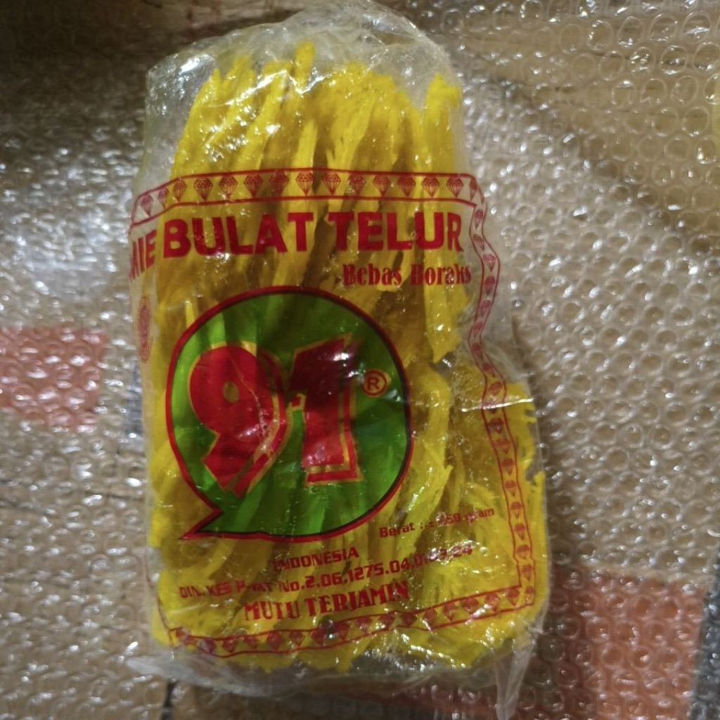 Kerupuk mie telur cap 91 asli Medan