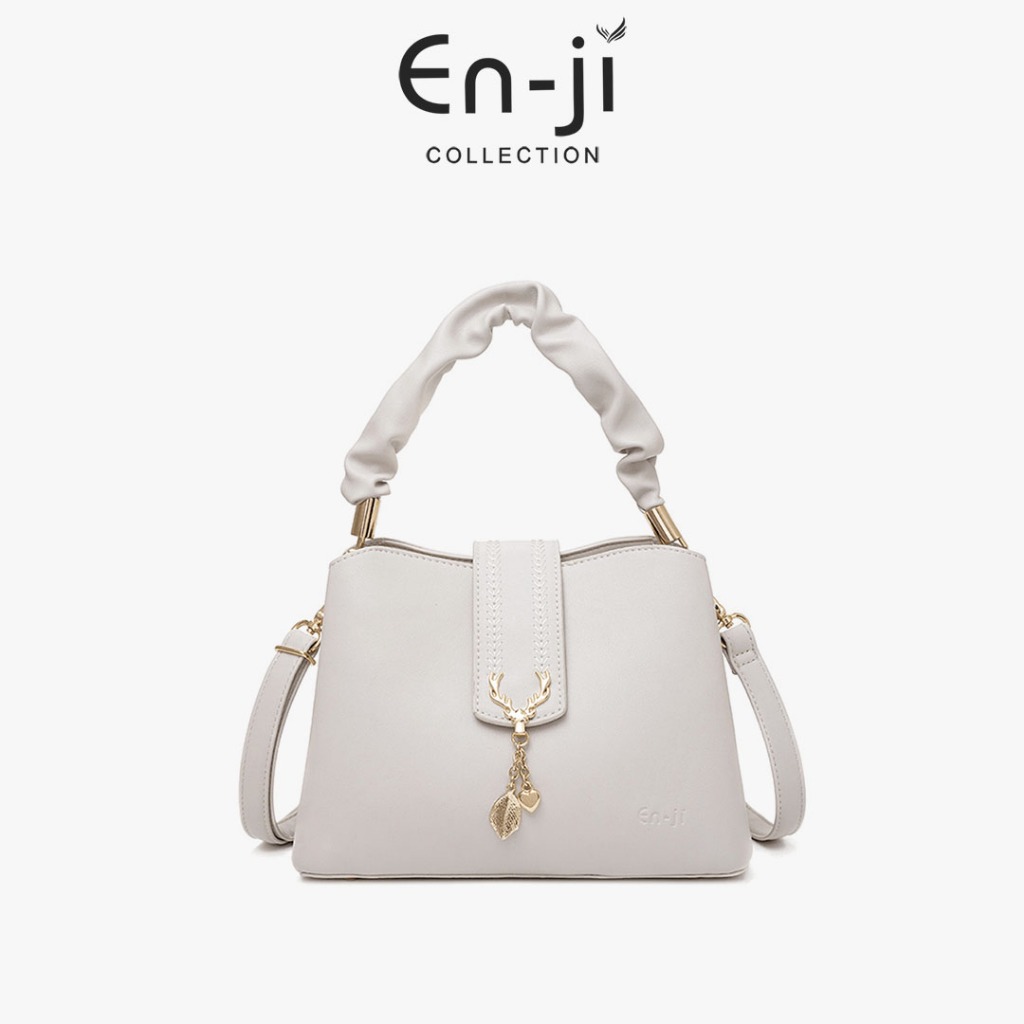 En-ji Sassi Handbag - Ivory