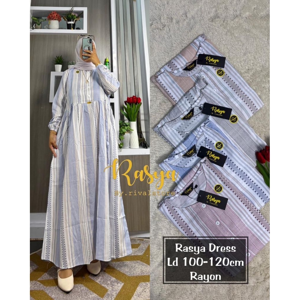 MIDI DRESS RAYON PREMIUM RASYA