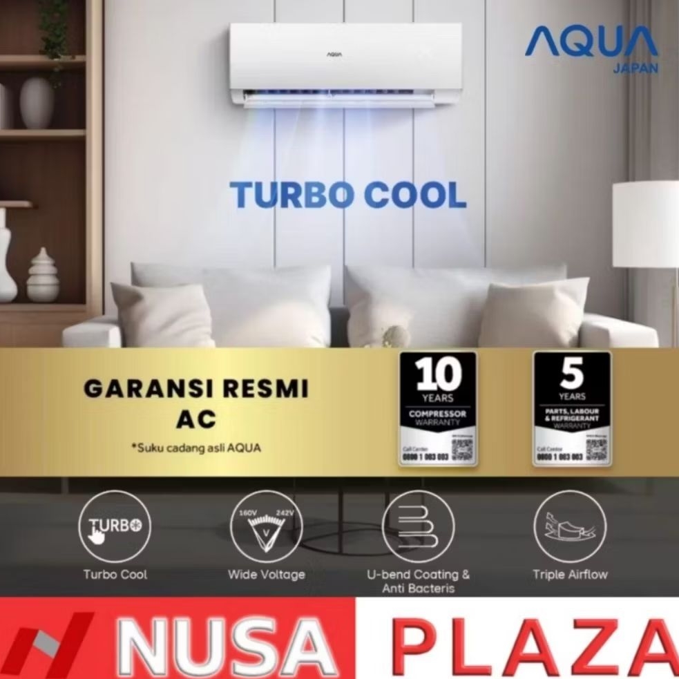 [CARGO] AC AQUA JAPAN 1 PK AQA-KR/CR09FQAL / AQA-KR/CR09FQDL ANTI KARAT + BACTERIAL FIN