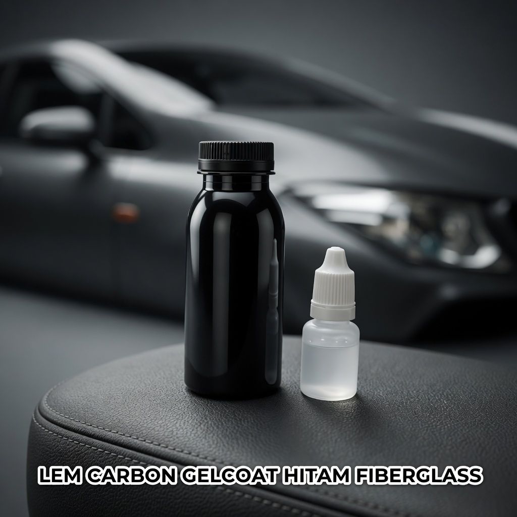lem carbon gelcoat hitam fiberglass