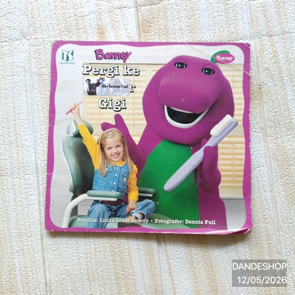 Barney Pergi Ke Dokter Gigi - Buku Cerita Anak Bekas Preloved