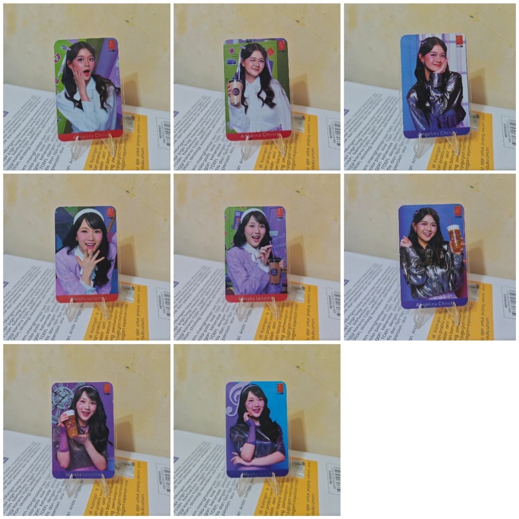 Photocard - PC Christy & Marsha JKT48 x Chatime