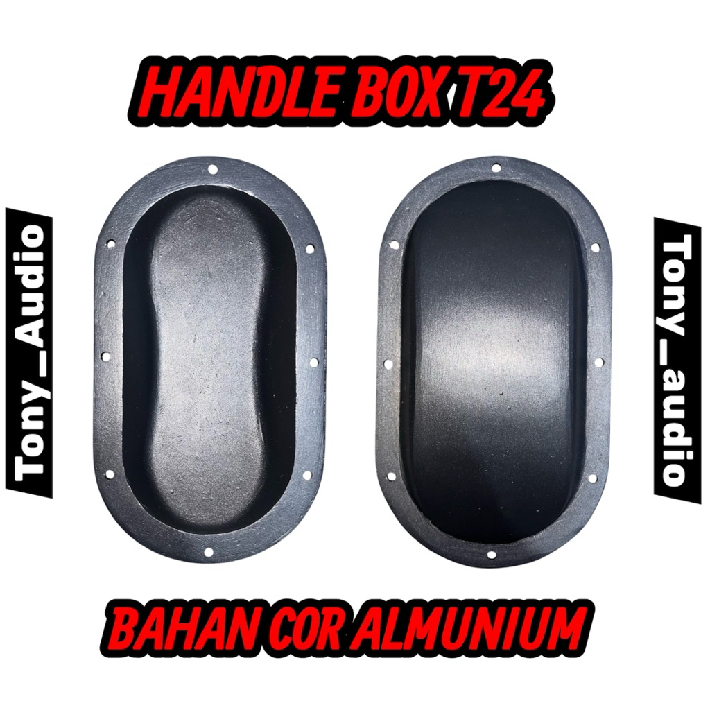 HANDLE BOX T24 UKURAN 23x13 CM BAHAN COR ALMUNIUM HARGAUNTUK 1 PCS