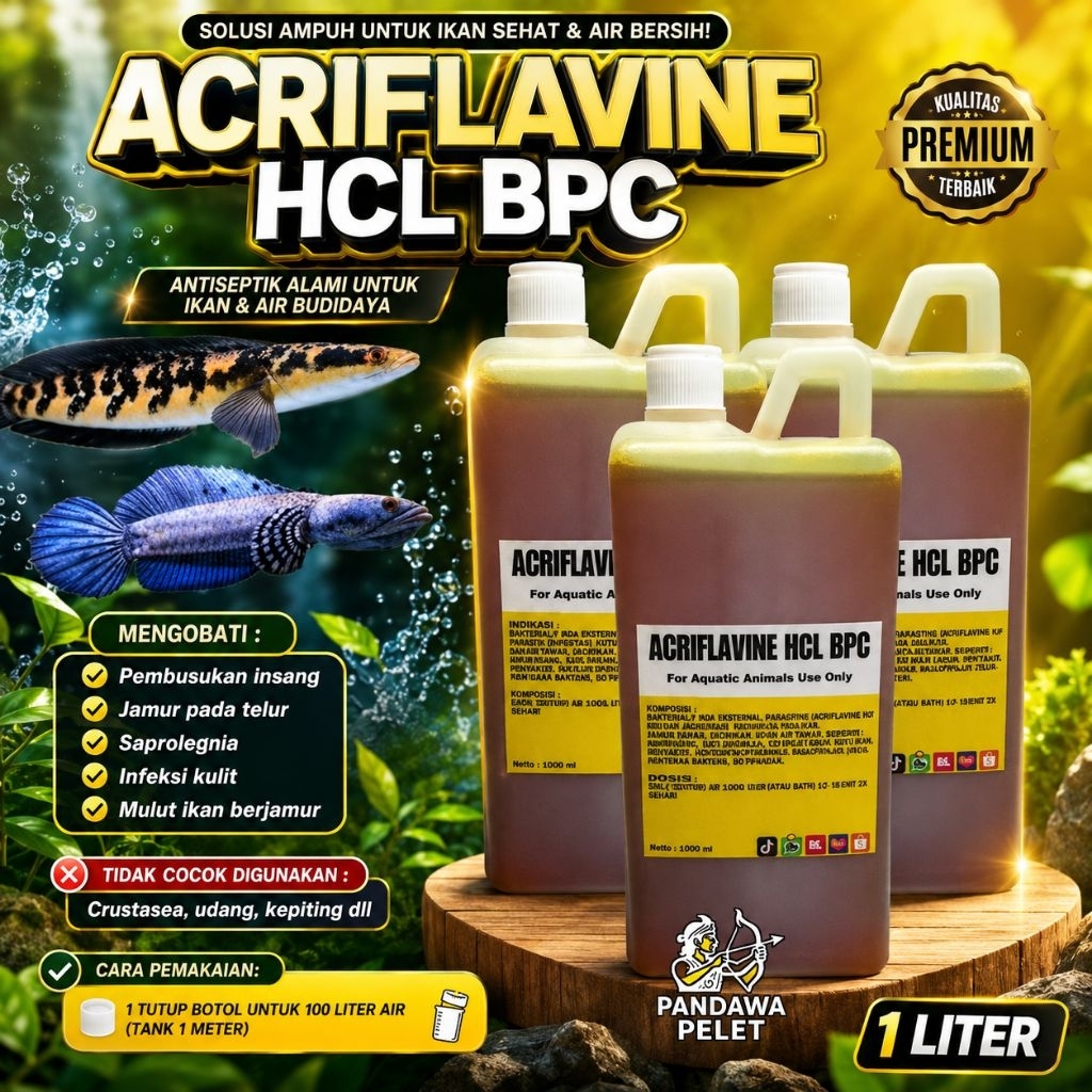 acriflavine hcl bpc 1liter / acriflavine hcl bpc / acriflavine hcl / arriflavine