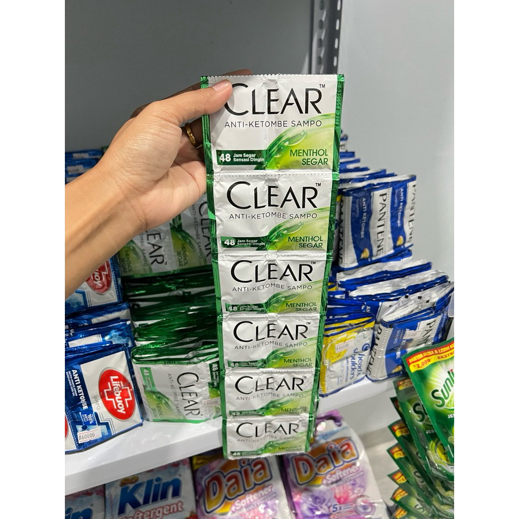SHAMPOO CLEAR 1 RENCENG 12 SACHET HARGA MURAH