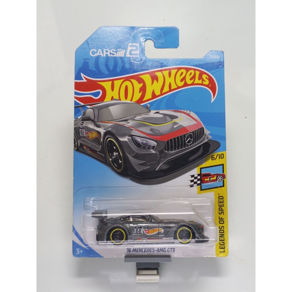 Hot wheels 16 Mercedes-amg gt3 silver