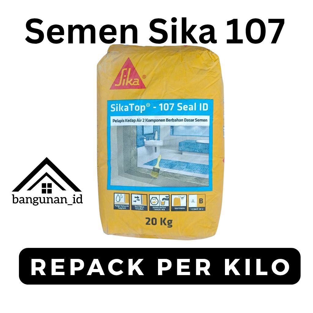 1kg Sika Top Seal 107 waterproofing dak semen saja