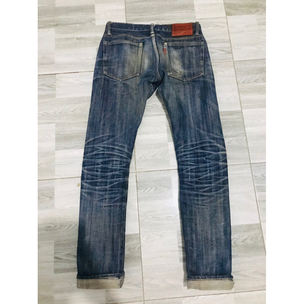 denim selvadge sashiko second 22 oz