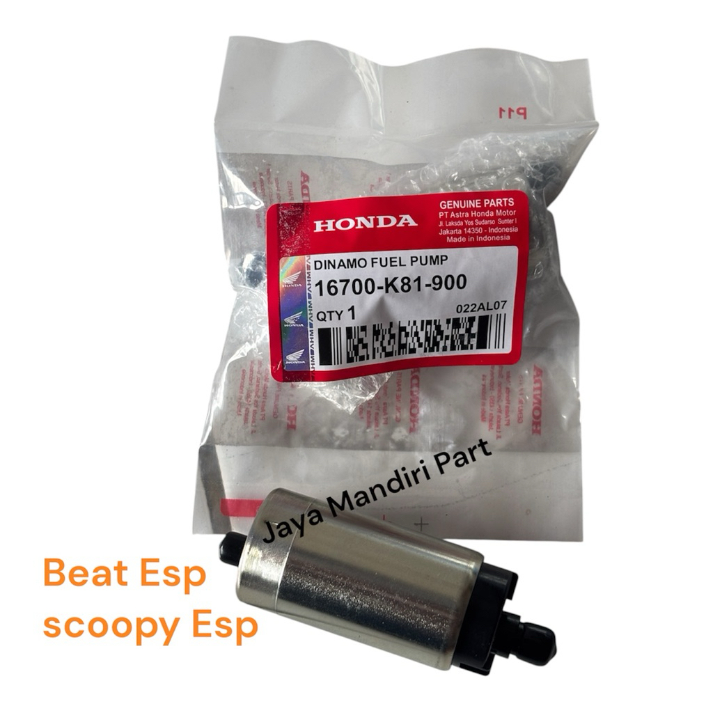 Rotak Fuel Pump Beat Esp Fi Kode K81 Rotak Dinamo Scoopy Esp