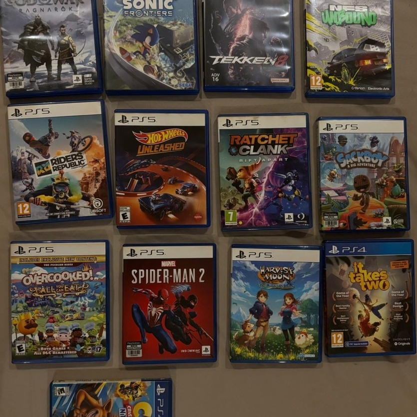 Kaset BD Game PS4 dan PS5  Original Second (Preloved)