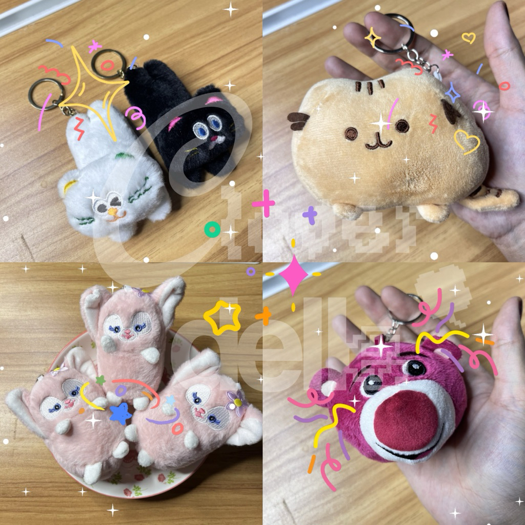 GANTUNGAN KUNCI KEYCHAIN BAGCHARM BKK THAILAND BANGKOK GANCI LUCU MURAH GANCI BONEKA MURCE GANCI BON