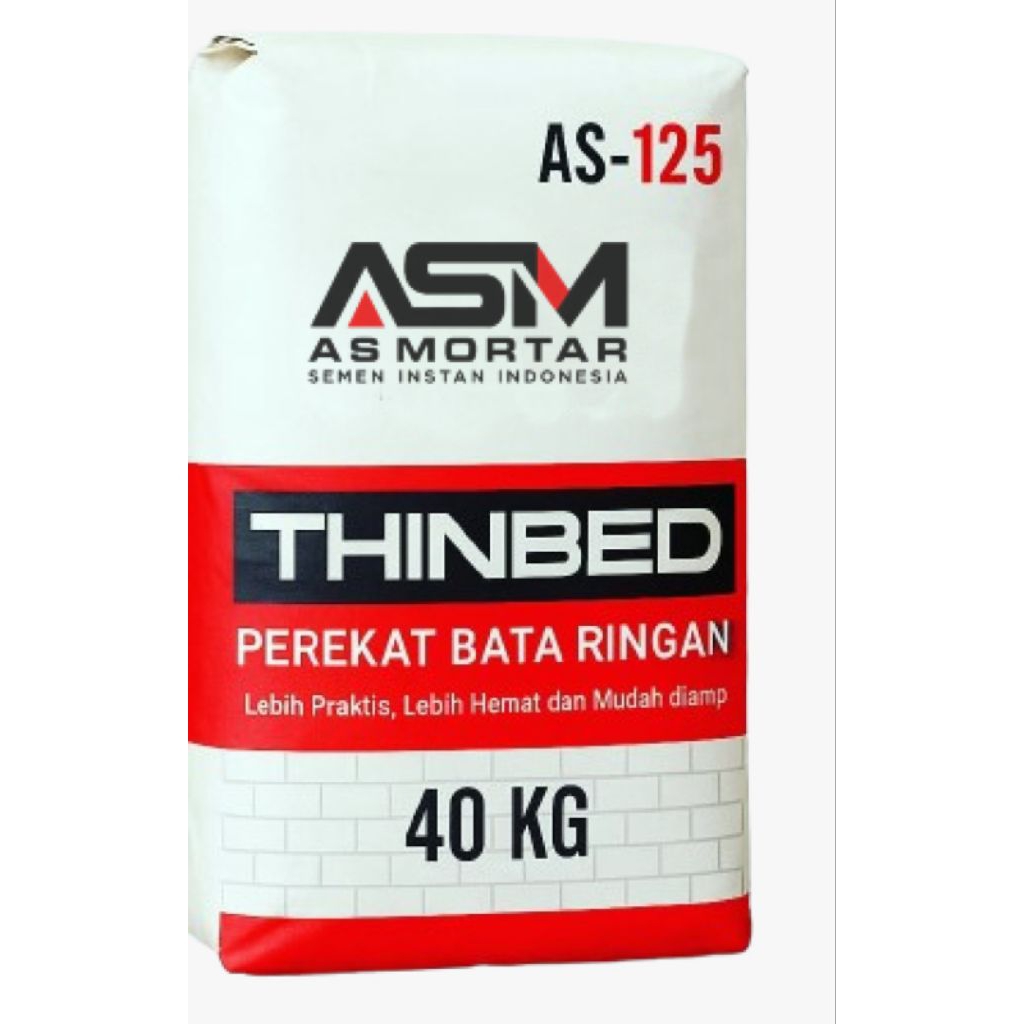 perekat bata ringan semen mortar Asmortar as125