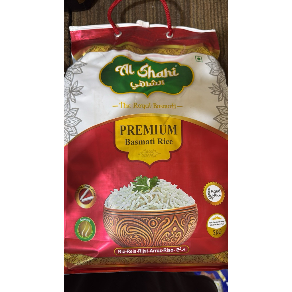 basmati alsahi packing asli 5 kg/basmati india 5 kg/basmati 5kg