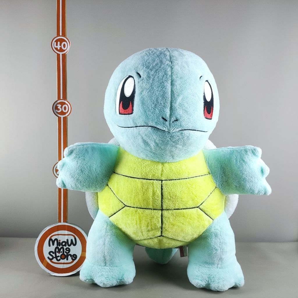 Boneka Pokemon Squirtle Jumbo Kura-kura Original Pokemon Nintendo Plush