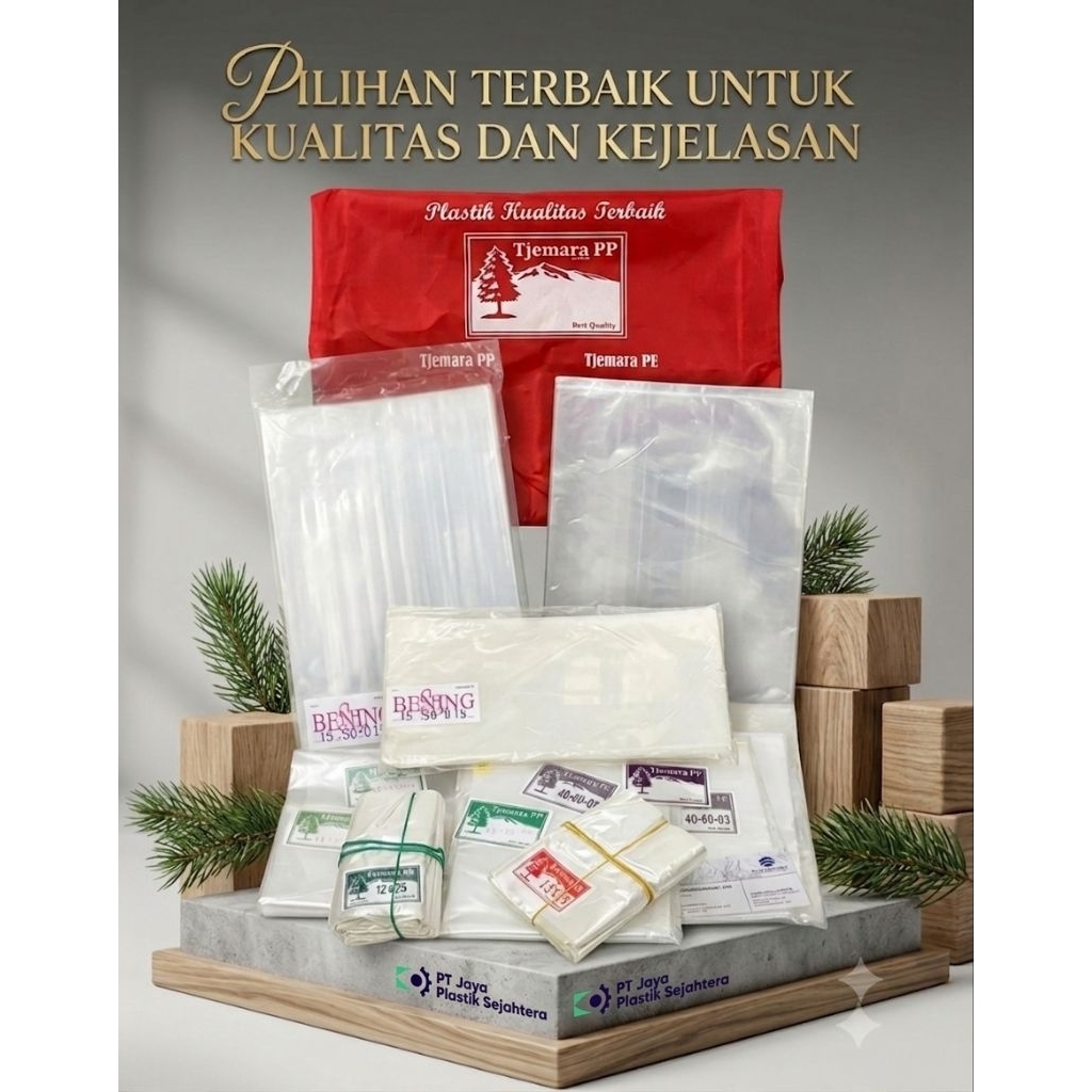 Grosir Plastik PP Bening dan PP Tjemara